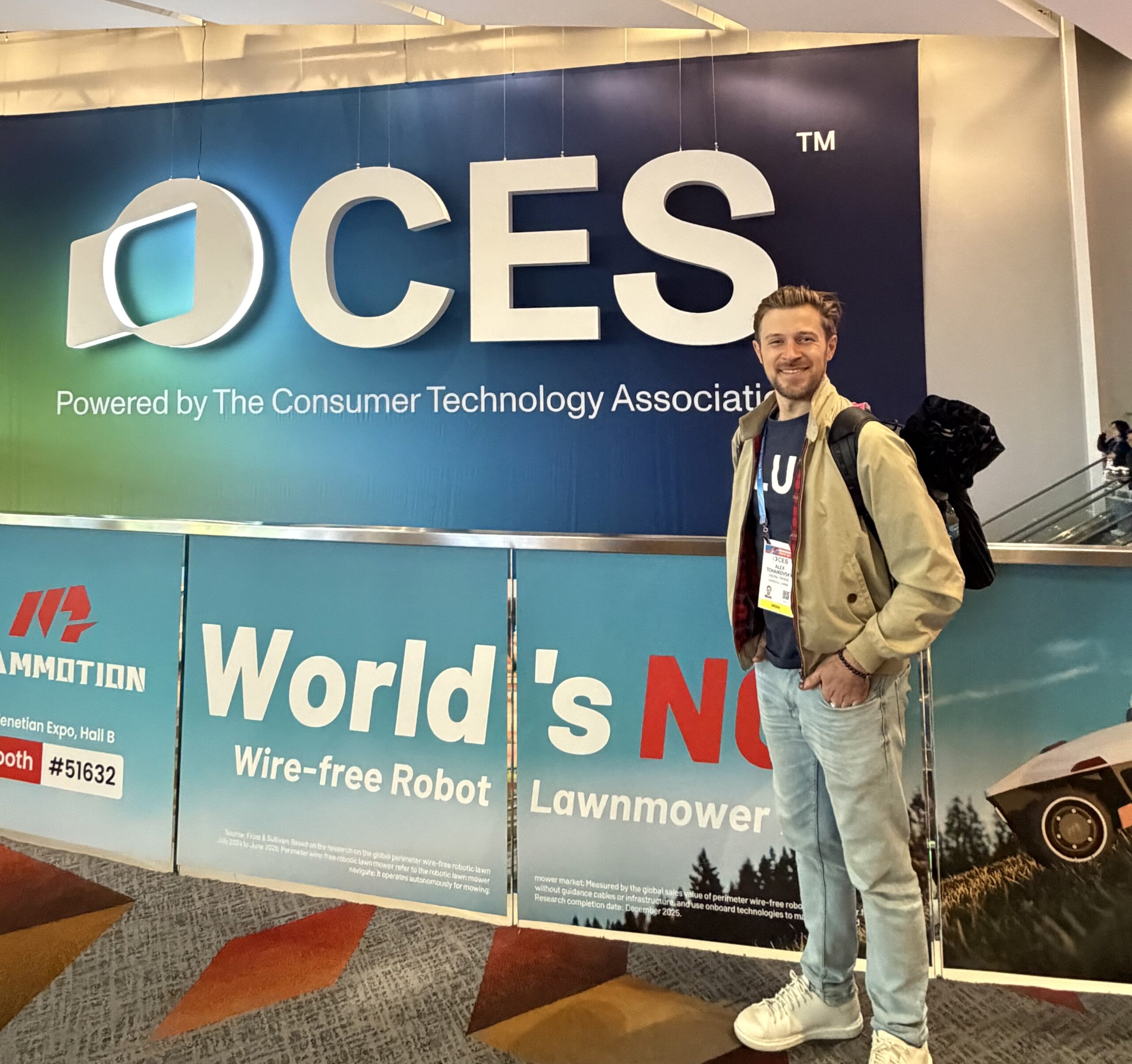 Alex Tchaikovsky presenting at CES
